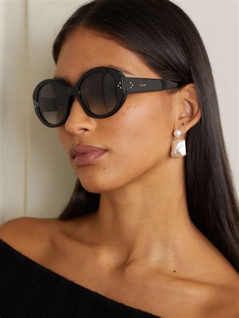 celine oversized round sunglasses|Celine sunglasses clearance.